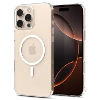 2. Etui Spigen Thin Fit MagSafe na iPhone 16 Pro - przezroczysto-białe