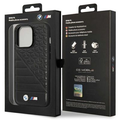 8. Etui BMW Bi Pattern na iPhone 14 Pro 6,1" - czarne
