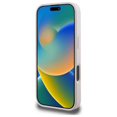 5. Etui Guess 4G Ring Classic Logo MagSafe na iPhone 16 Pro Max - różowe