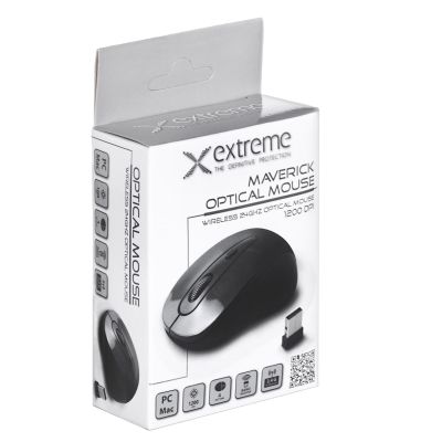 9. Mysz EXTREME Maverick XM104K (optyczna; 1200 DPI; kolor czarny)