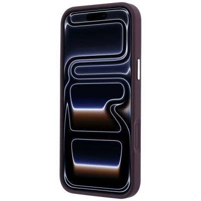 5. Etui Karl Lagerfeld with Ring Stand 360 Karl Head Pin MagSafe na iPhone 18 Pro Max / 17 Pro Max - burgundowe