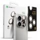 5. Szkło hartowane AMAZINGTHING AR Aluminium 3 Lens Glass z ramką na soczewki aparatu do iPhone 16 Pro / 16 Pro Max - różowe złoto