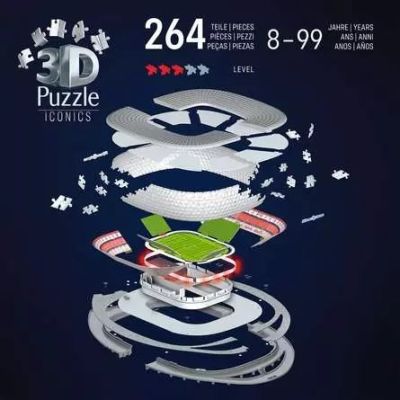 5. Ravensburger 12008033 puzzle Puzzle 3D 216 szt. Budynki