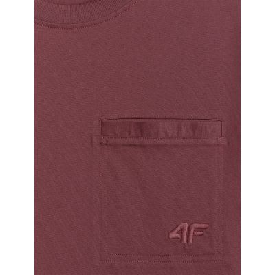 8. T-shirt regular gładki męski 4F 4FRSS26TTSHM3637-60S