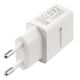 3. Ładowarka sieciowa everActive SC-100 (USB; kolor biały)