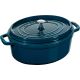 STAUB LA COCOTTE Garnek żeliwny owalny 6.7 ltr, La Mer