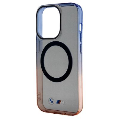 6. Etui BMW Gradient Bumper MagSafe na iPhone 15 Pro Max - szare