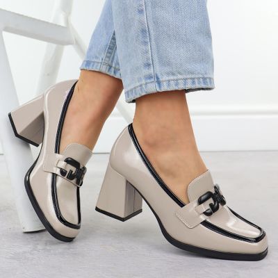 7. Półbuty na słupku Potocki W SZ12553 WOL289B