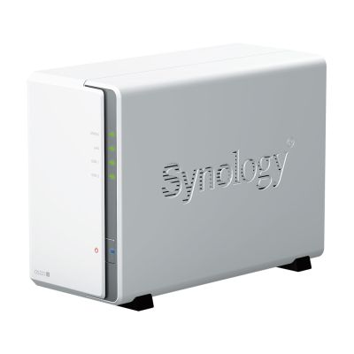 2. NAS Synology DS223j; Tower; 2x (3.5" SATA HDD); Realtek RTD1619B; ,1 GB DDR4, 1x 1GbE RJ-45