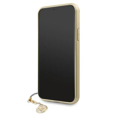 4. Etui Guess 4G Charms Collection na iPhone 11 / Xr - szare