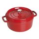 Garnek żeliwny okrągły Staub - 3.8 ltr, Czerwony