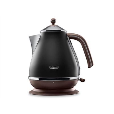 11. Czajnik elektryczny DeLonghi Icona Vintage KBOV 2001.BK (2000W 1.7l; kolor czarny)
