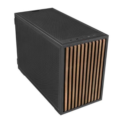 2. Lian Li B4-mATX Wood Mini Tower Czarny, Drewno