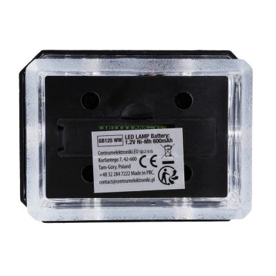 5. GREENBLUE LAMPA SOLARNA LED NA SŁUPEK 60X40MM, DASZEK KOPERTOWY, 3200K GB125 WW