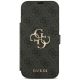 3. Etui Guess Book 4G Metal Logo na iPhone 18 Pro Max / 17 Pro Max - czarne