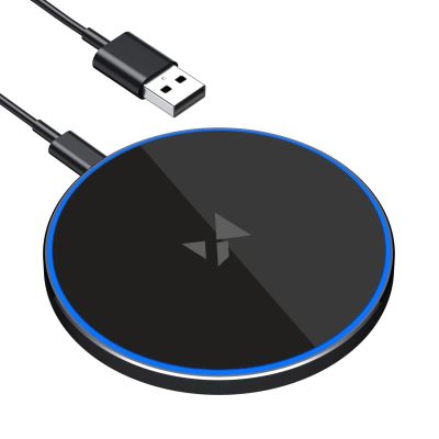 Ładowarka indukcyjna Wozinsky WLI-01Y 15W Qi z kablem USB-C - czarny