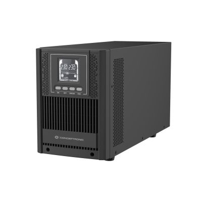 Zasilacz UPS Conceptronic ZEUS52E2K 2000VA 1800W Online Tower UPS - IEC - Podwójna przetwornica (Online) - 2 kVA - 1800 W - Sinus - 220 V - 240 V