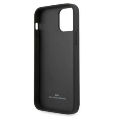 7. Etui BMW Leather Curve Perforate na iPhone 12 Pro Max - czerwone