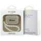 4. Etui Guess Glitter Pearl Strap na AirPods Pro 3 - złote