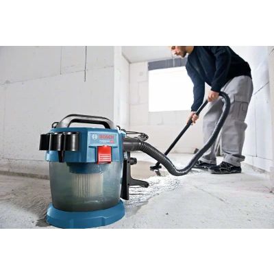 9. Bosch GAS 18V-10 L Professional Czarny, Niebieski