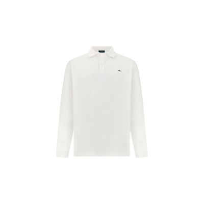 7. Koszulka polo bawełniana męska Paul&Shark biały 99311003-10 - klasyczna, elegancka