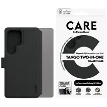 Etui CARE by PanzerGlass Feature Tango 2w1 Wallet na Samsung Galaxy S25 Ultra - czarne