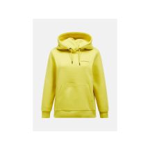 Bluza damska PEAK PERFORMANCE W Original Small Logo Hood kolor żółty