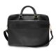 3. Torba Guess Saffiano Script na laptopa 16" - czarna