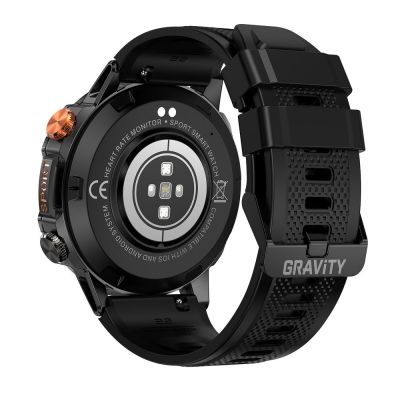 9. Smartwatch Gravity Czarny 2 Paski GT20-8