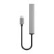 5. Hub USB-C Orico AH-13 stacja dokująca 1x USB-A 3.0 + 3x USB-A 2.0 - szary