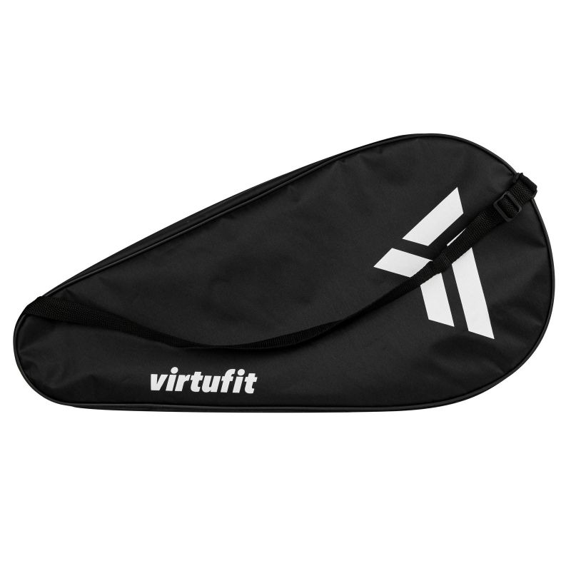 10. VIRTUFIT TORBA NA RAKIETĘ PADEL - CZARNO-BIAŁA