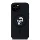 3. Etui Karl Lagerfeld Silicone Karl&Choupette MagSafe na iPhone 15 Plus / 14 Plus - czarne