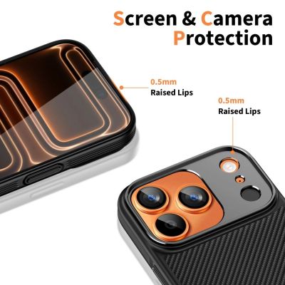 7. Etui Tech-Protect Kevlar Aramid MagSafe na iPhone 17 Pro - czarne