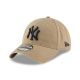 Czapka z daszkiem New Era 9TWENTY MLB NY New York Yankees Core Classic Beige - 60235283