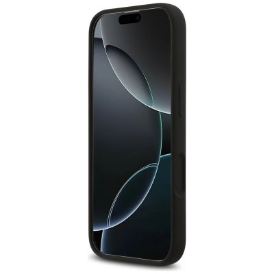 5. Etui Guess Silicone Big 4G Script na iPhone 17 - czarne