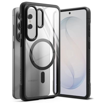 Etui Ringke Fusion Bold Magnetic MagSafe na Samsung Galaxy S26 Ultra - przezroczysto-czarne