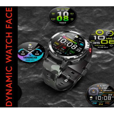 7. Smartwatch Męski RUBICON RNCF08 Black/Moro SMARUB232