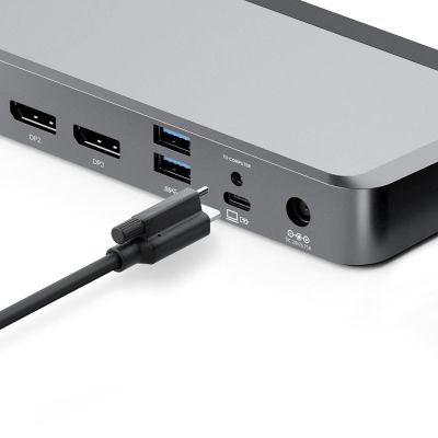 4. ALOGIC DX3 Przewodowa USB 3.2 Gen 1 (3.1 Gen 1) Type-C Czarny, Szary