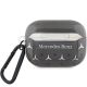 2. Etui Mercedes Large Star Pattern na AirPods Pro  - czarne