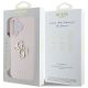 8. Etui Guess Grained Big 4G Logo Small Classic Logo na iPhone 16 - różowe