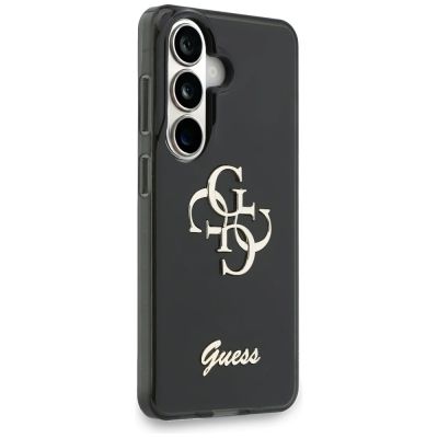 4. Etui Guess IML Big Metal 4G Script na Samsung Galaxy S26 - czarne