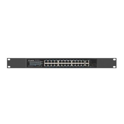 6. SWITCH LANBERG RSFE-24P-2C-250 24X 100MB POE+/2X COMBO RACK 19" GIGABIT ETHERNET 250W