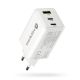 5. EVERACTIVE ŁADOWARKA SIECIOWA GAN 1 X USB, 2 X USB-C QUICK CHARGE 4+ 65W BIAŁA SC-655Q