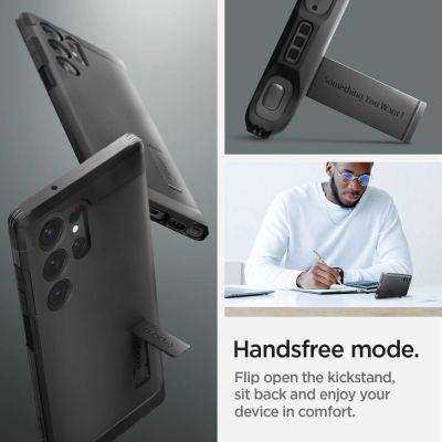 32. Etui Spigen Tough Armor na Samsung Galaxy S23 Ultra - czarne