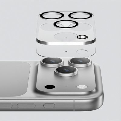 4. Szkło ochronne na wyspę aparatu AMAZINGTHING Full Lens Glass na iPhone 17 Pro Max