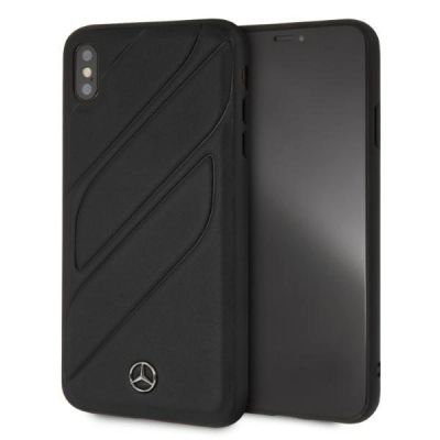 Etui Mercedes New Organic I na iPhone XS Max - czarne