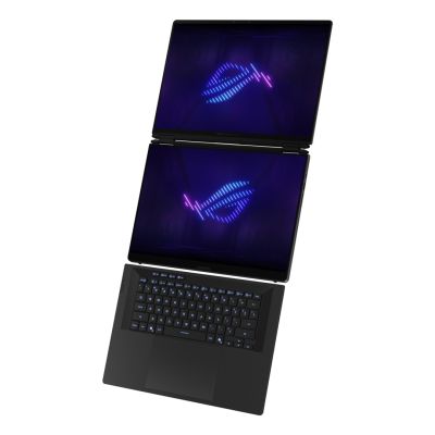 9. ASUS ROG Zephyrus Duo 16 GX651AX-U9322X Ultra 9 386H 2x16.0"3K Touch OLED 120Hz 1100nits AG 32GB LPDDR5X SSD2TB GeForce RTX 5090 24GB Cam1080p + IR 90WHrs W11Pro Aluminum Stellar Grey