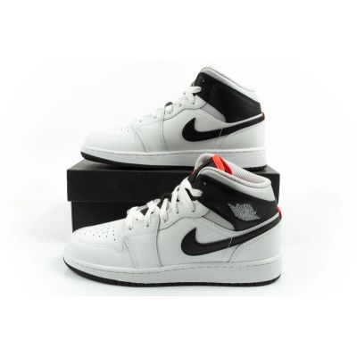 10. Nike Air Jordan 1 buty damskie sportowe za kostkę modne sneakersy białe czarne