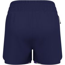 Spodenki damskie Odlo ZEROWEIGHT 3 INCH PRINT 2-in-1 short granatowe