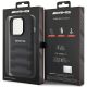 8. Etui Mercedes AMG Leather Debossed Lines  naiPhone 15 Pro Max - czarne